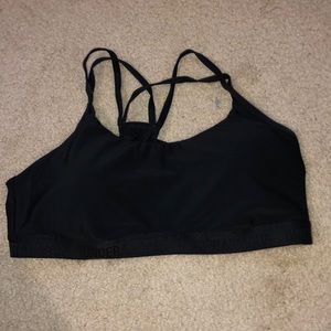 Under armor sports bra with straps back